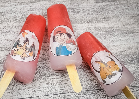 Crazy Pokémon Popsicles 🍡✨ Fun Summer Treats with Edible Stickers
