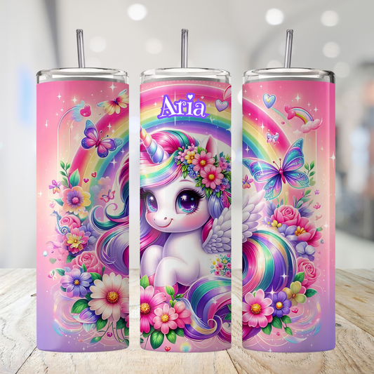 Personalized Magical Unicorn Tumbler 20oz