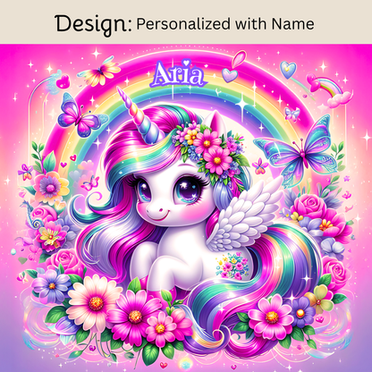 Personalized Magical Unicorn Tumbler 20oz